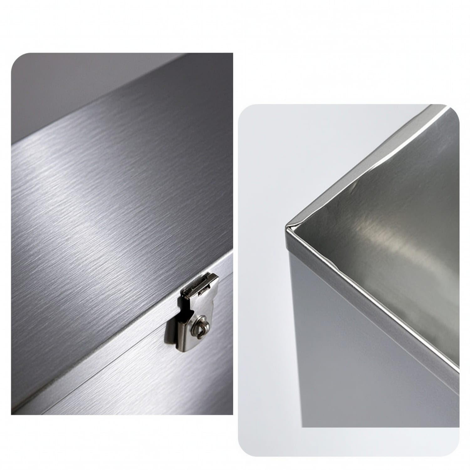 ZOOMELLA Customizable Stainless Steel Storage Box Sturdy Hardware
