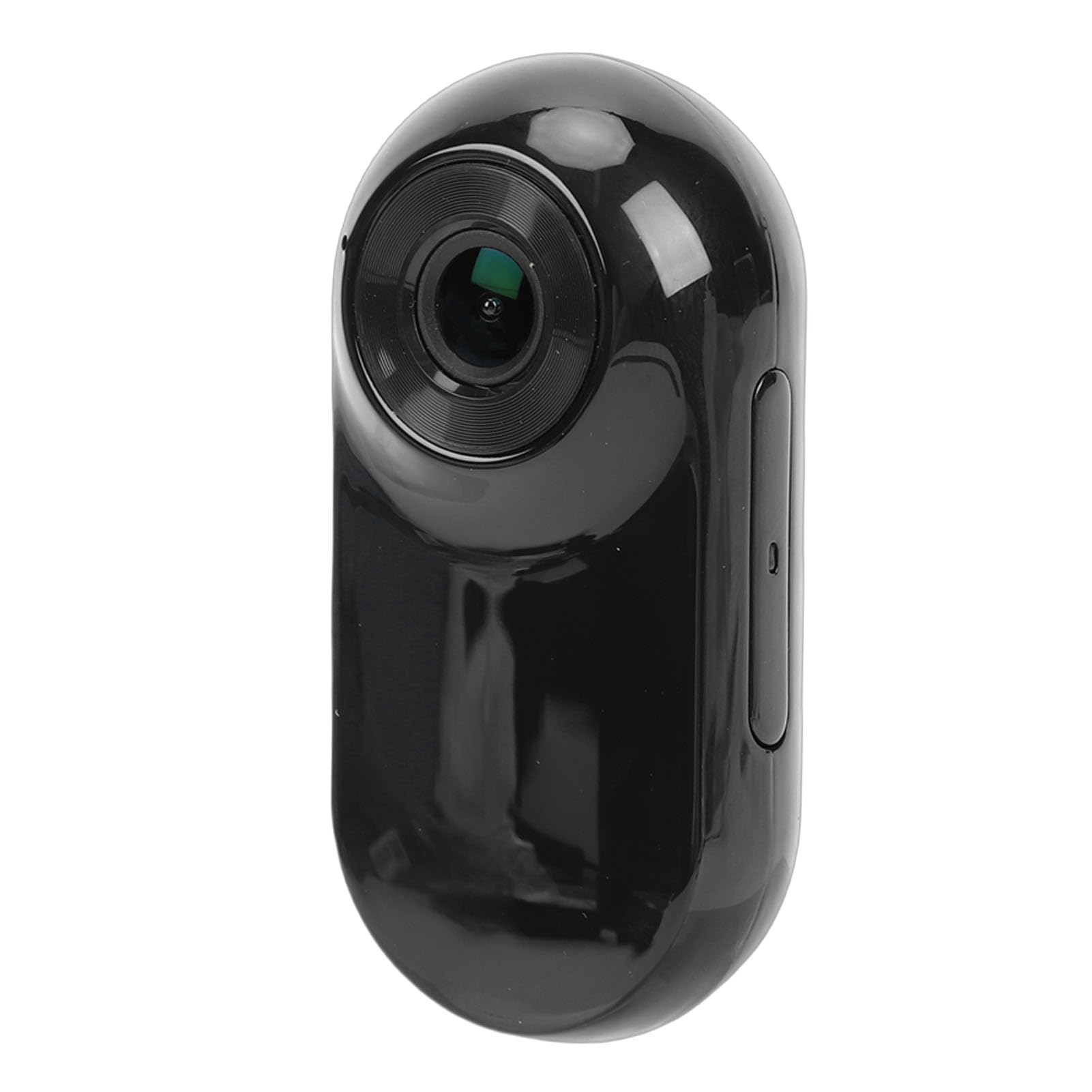 Videocamera da Pollice, Videocamera Indossabile con Registrazione Video HD 1080P con Cordino Magnetico, Scheda di Memoria da 128 GB per lo Sport e L'uso Quotidiano (Nera)