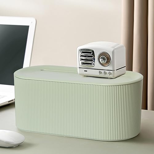 Miniatura 2 de EasyVibe Caja de organización de cables, organizador grande de cables para regletas de alimentación, cables de computadora, escritorio, TV,