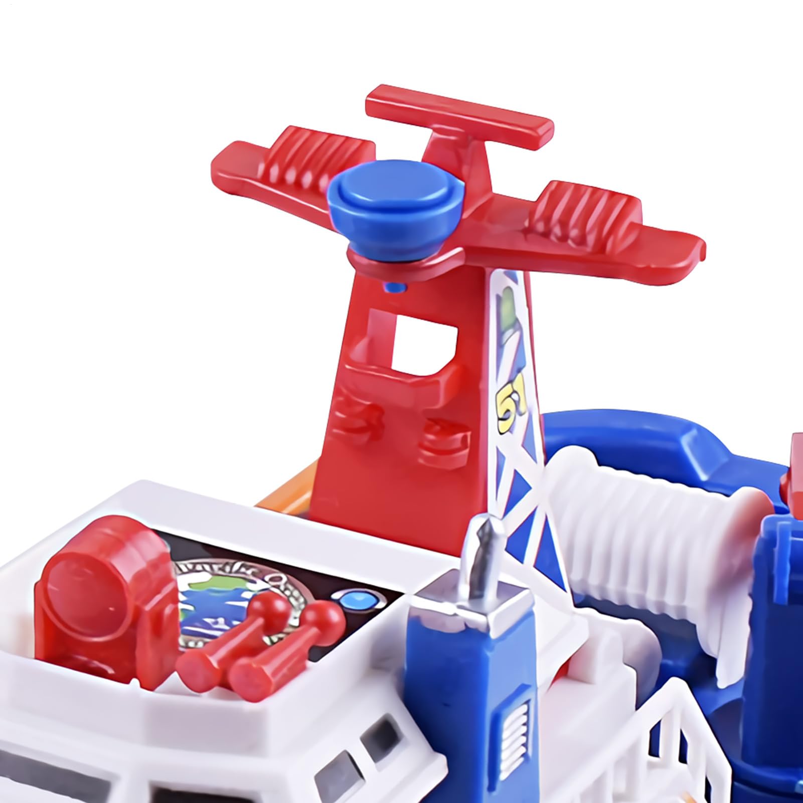 Bath Toys for Kids, Electric Fire Boat for Boys Girls, Water Play Games, for Shower Bathtub Bathroom Swimming Beach Outside Summer Easter Birthday — view 7