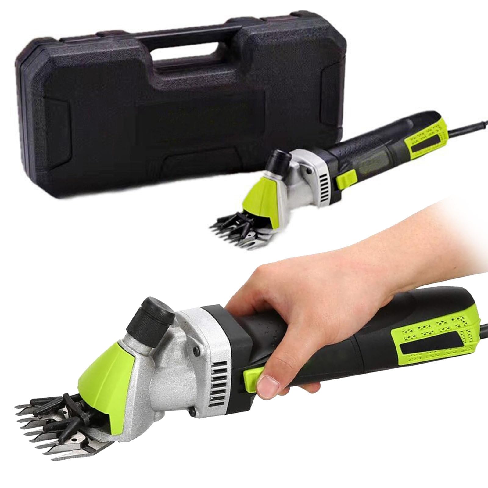 Cortadora eléctrica de ovejas y Cabras de 850W, Kit de esquila para Ganado, Cuchilla de 6 velocidades y 13 Dientes Rectos, cortadora de Animales de Granja,220V