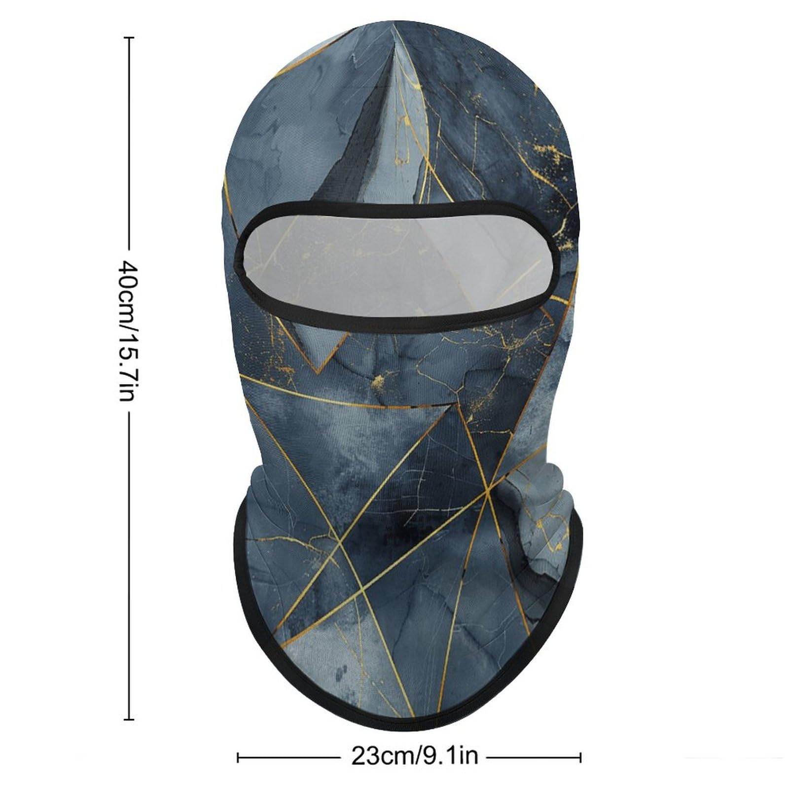 Breathable Balaclava, Abstract Art Geometry Face Cover, Ski Mask for Outdoor Sports & All-Season Use