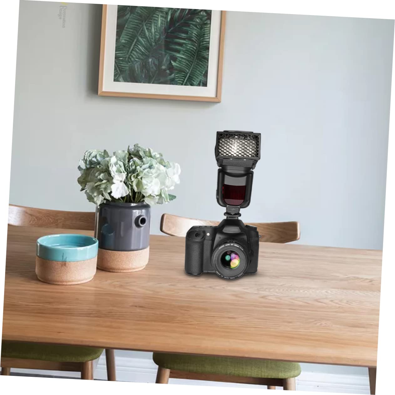 SEWACC Portable Honeycomb Grid Reflector for Flash Versatile Light Modifier for Photography for Effects