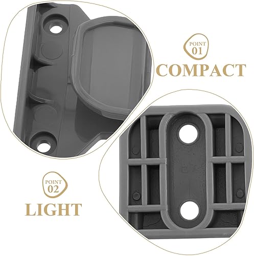 Miniatura 3 de Kit de accesorios de repuesto de extensiones retráctiles para puertas con accesorios perforados, piezas de puerta de seguridad de plástico para