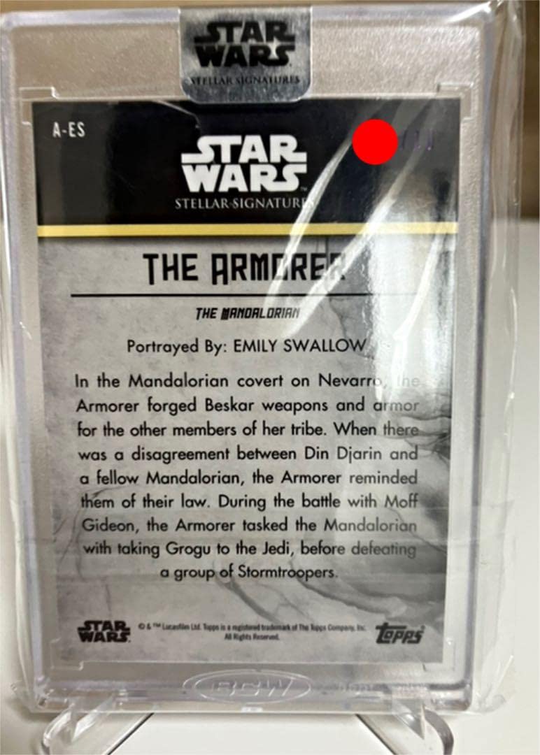 スターウォーズ　サインカード Amazon.co.jp: 2023 トップス スターウォーズ シグネチャー