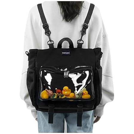 Amazon 痛バッグ リュックショルダー ワンショルダーバッグ 斜めかけ バック かばん デイバック ガールズ レディース おしゃれ 大容量 通学 遠足 イベント用 アウトドア かわいい アニメ 萌えグッズ 通販