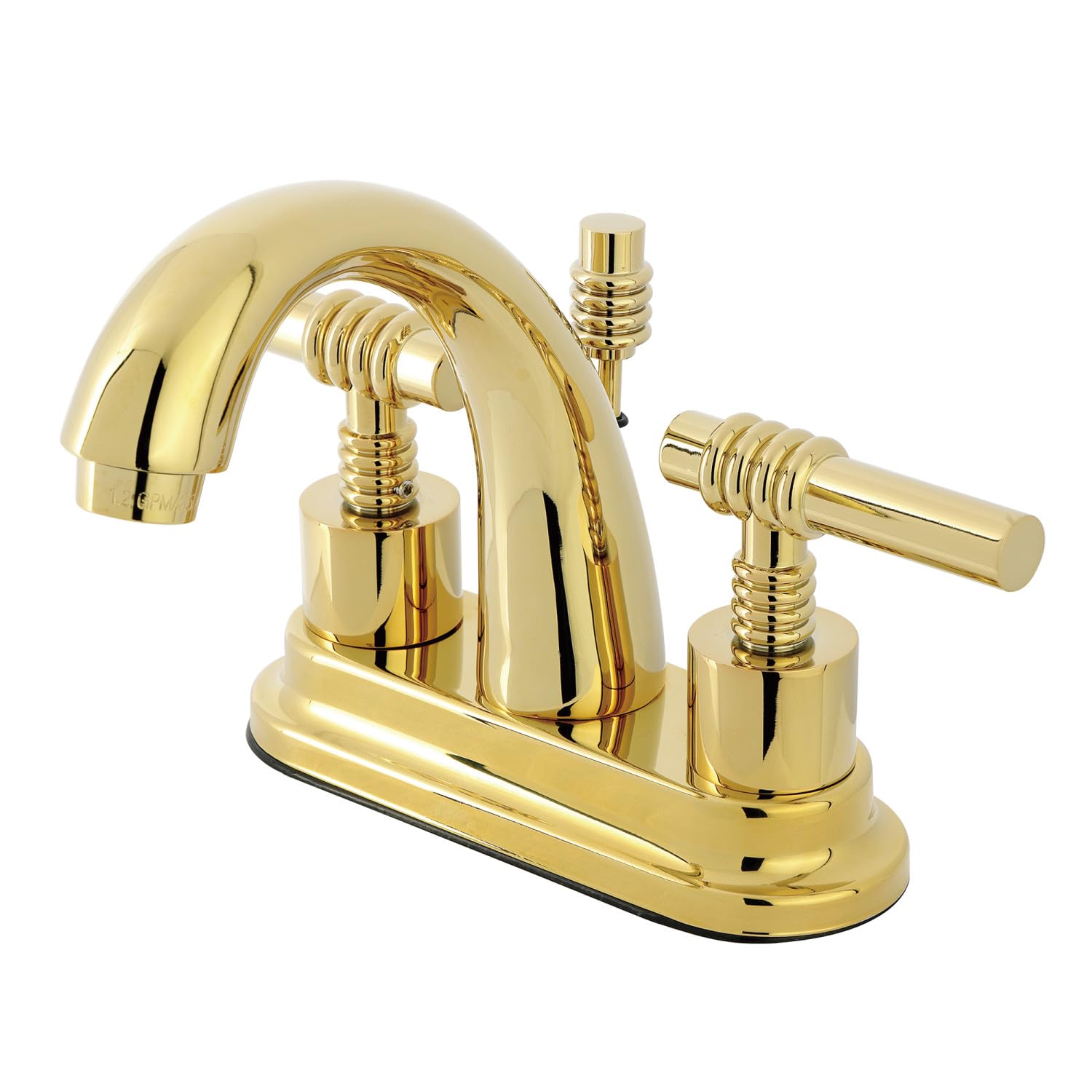 Mitigeur de lavabo Kingston Brass KS8612ML avec double manette en laiton