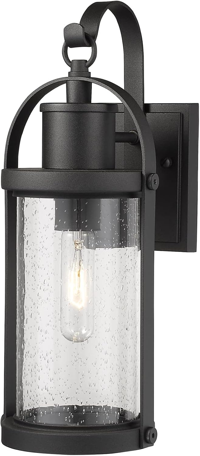 Z-Lite 569S-BK 1 Light Outdoor Wall Sconce, Black
