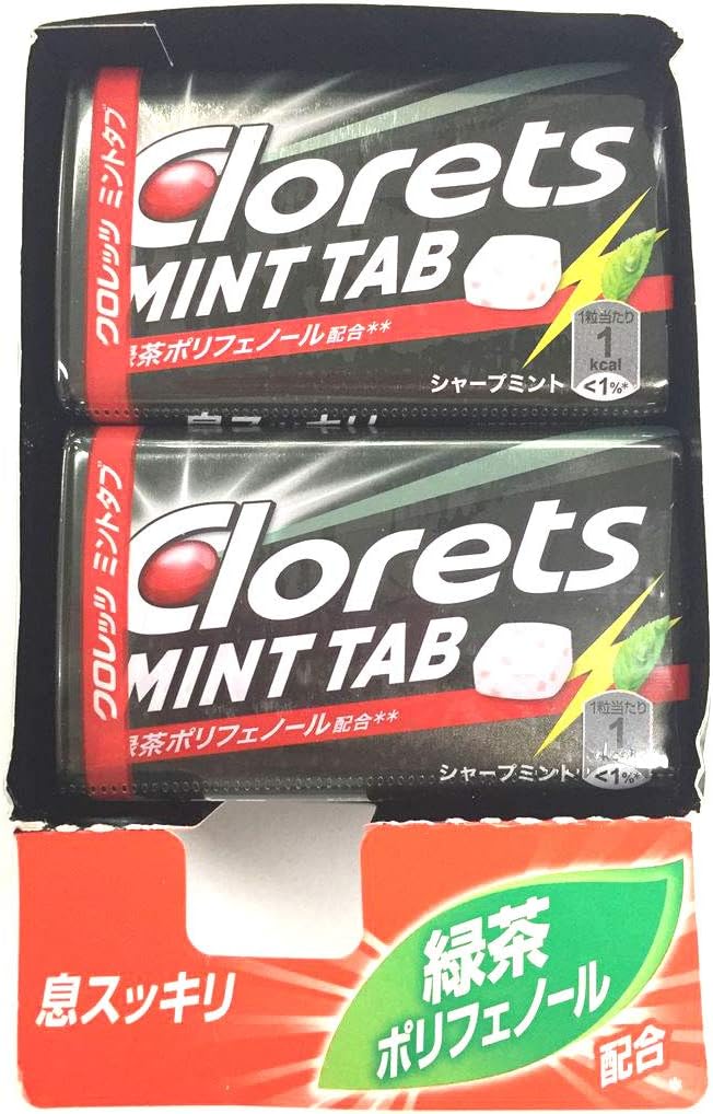 Amazon モンデリーズ ジャパン クロレッツ ミントタブ シャープミント 22 5g 50粒 6個 クロレッツ 食品 飲料 お酒 通販