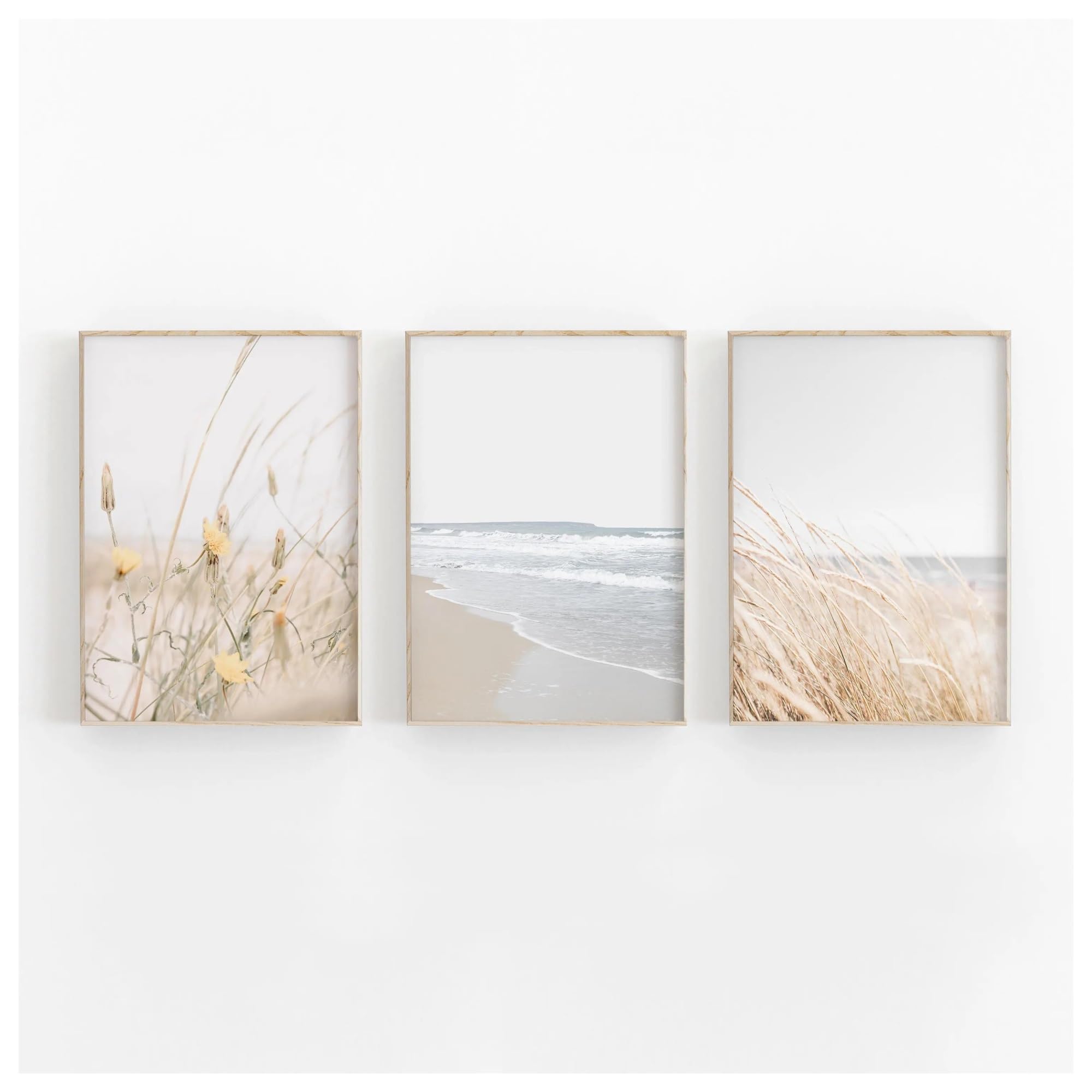 Toile imprimée paysage marin pour créer une ambiance plage d'été dans le salon