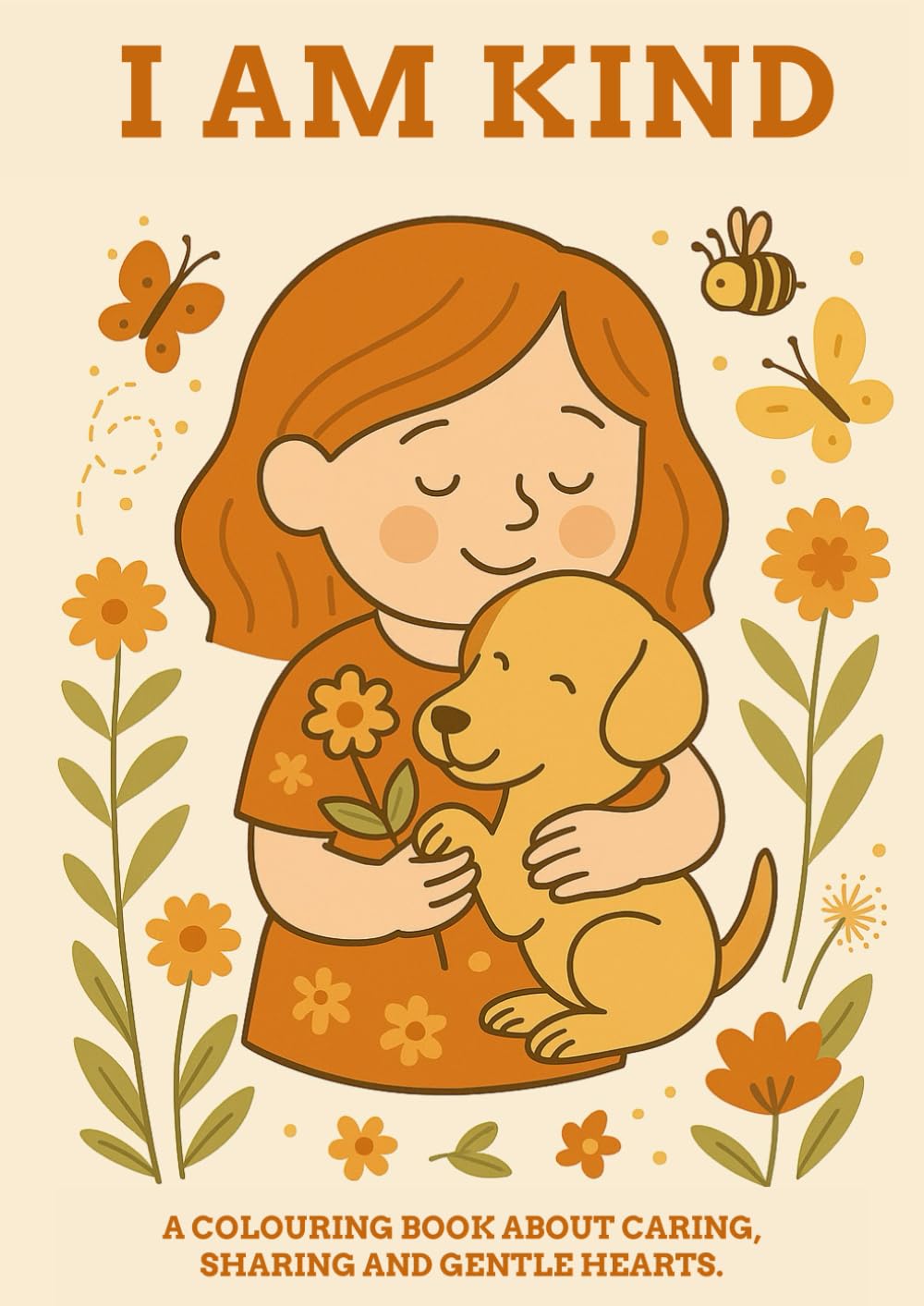 I Am Kind: A Positive Affirmation Coloring Book for Kids