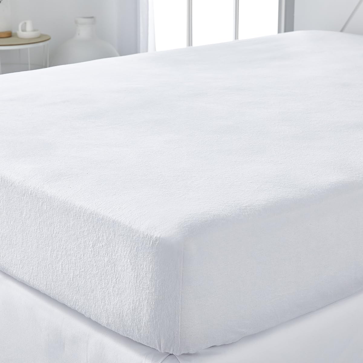 Protector de colchon absorbente 140x190 para proteger la cama de matrimonio de sudor