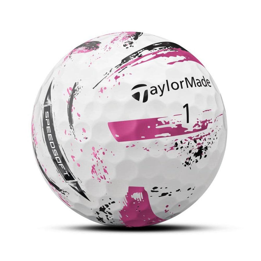 Amazon.com : TaylorMade SpeedSoft Ink Golf Balls (Pink, 3pk
