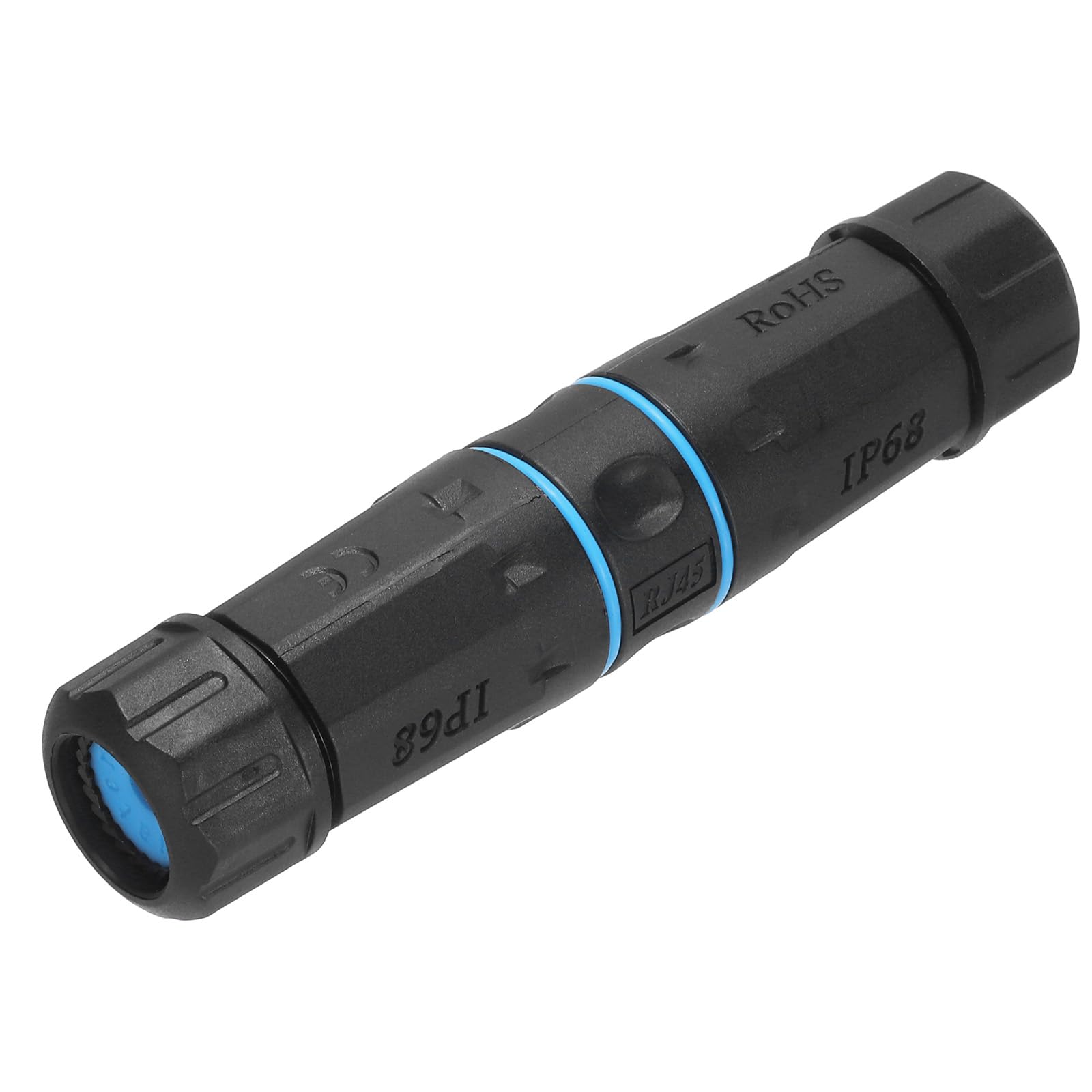 QUARKZMAN Accoppiatore RJ45 Impermeabile, Femmina Schermata a Doppia Testa a Femmina IP68 Connettore per Cavo LAN Esterno Ethernet per Cat6/Cat5e/Cat5, Confezione da 10