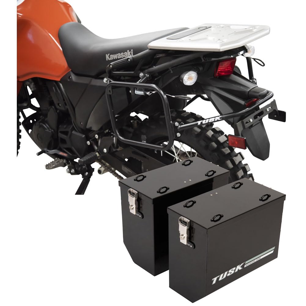 Amazon.com: TUSK Aluminum Panniers with Pannier Racks V2 Large