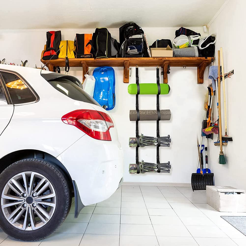Pezzi sedia da campeggio parete stoccaggio regolabile garage parete