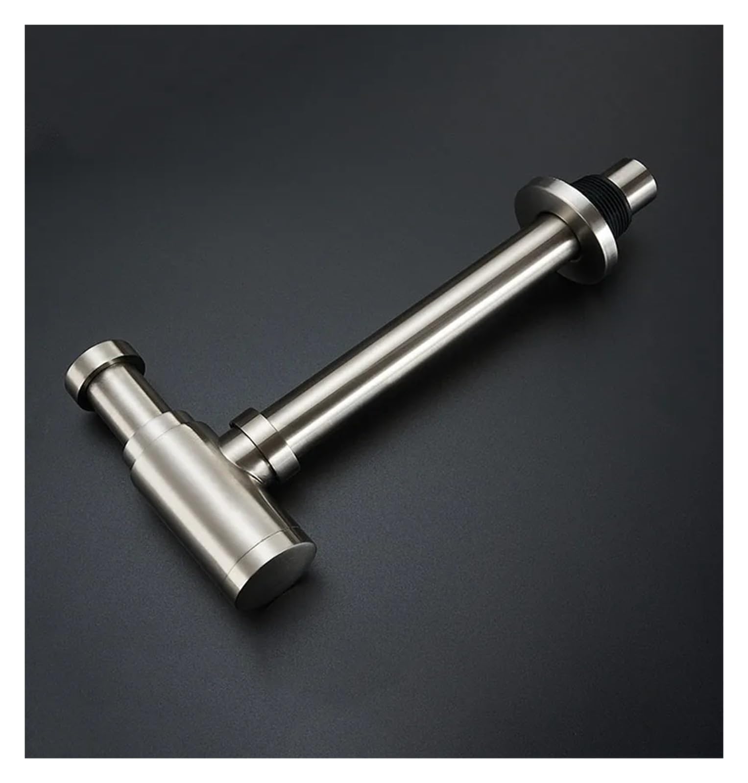 1 pièces 304 en acier inoxydable salle de bains Siphon évier tuyau vidange bassin Drain Nickel/Chrome bouteille piège ensemble accessoires Pour Bain