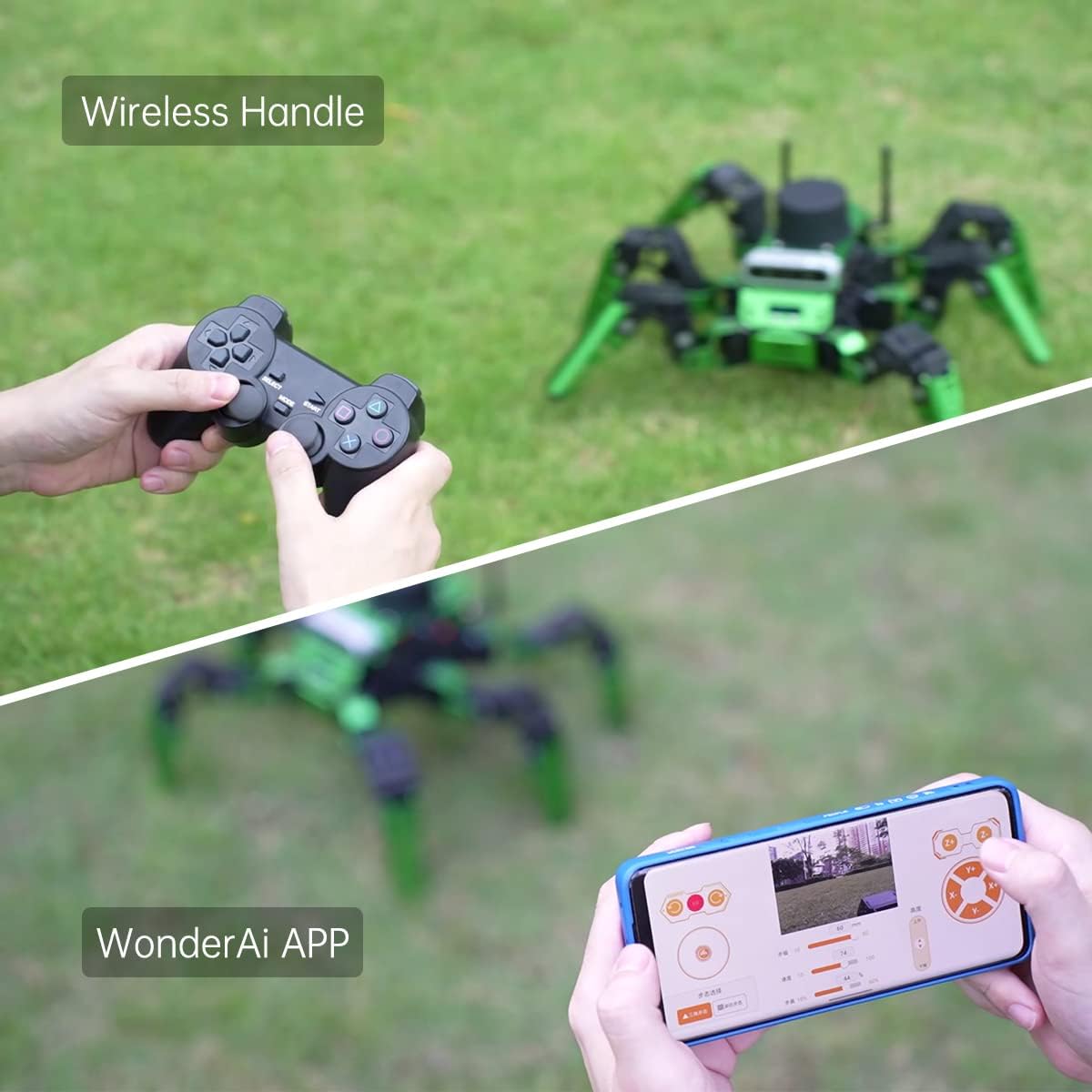 HIWONDER ROS Hexapod Robot for Jetson Nano 3D Depth Camera and Lidar Mapping Navigation Python Programmable AI Robot kit (Advanced Kit)