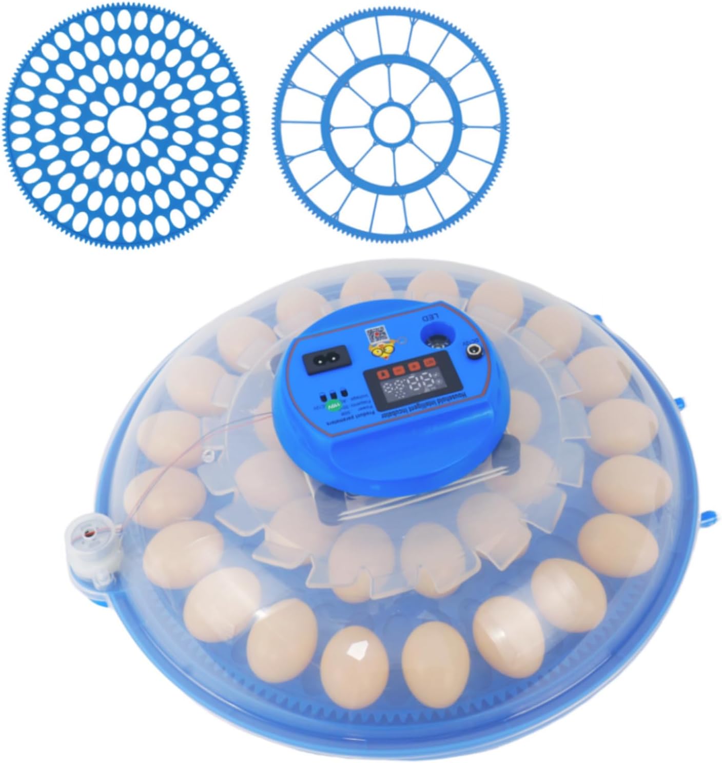 Togarhow 26/103 Egg Incubators for Chicks with Automatic Egg Turning, LED Egg