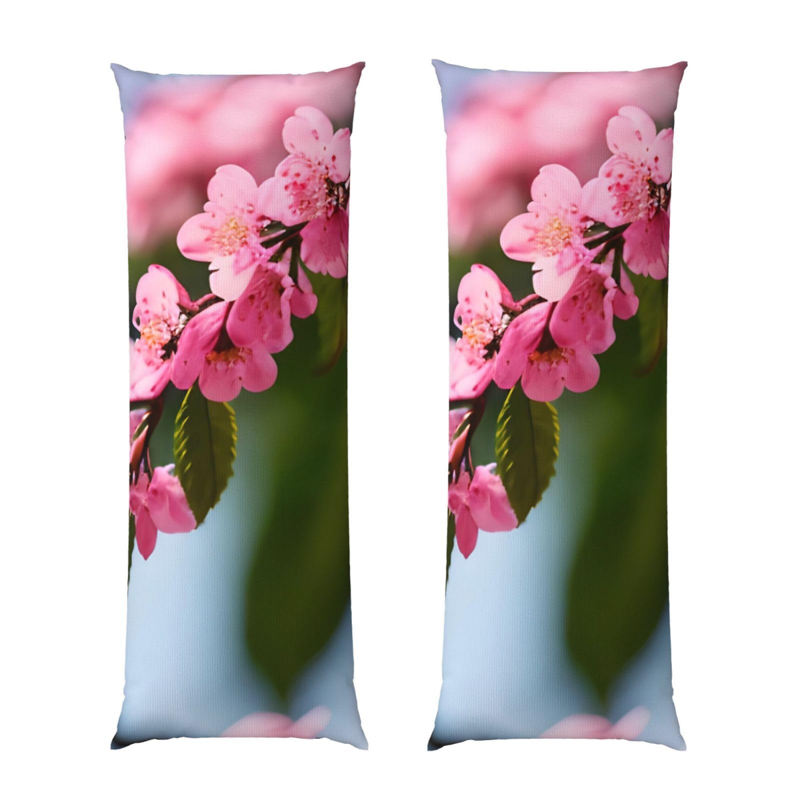 Taie d'oreiller fleurs de cerisier pour un lit esthétique et cocooning