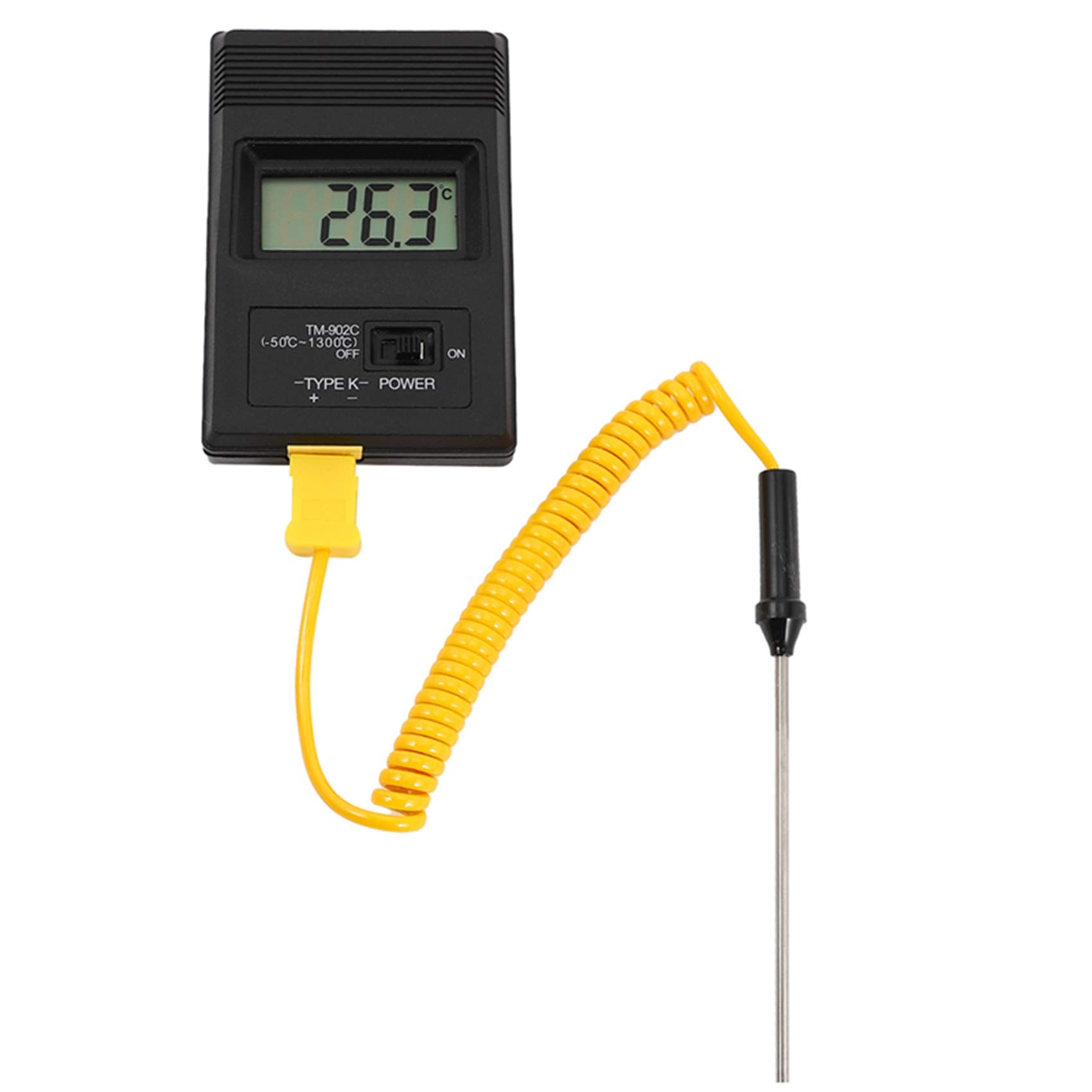 TM-902C (-50 Celsius Bis 750 Celsius) Temperatur Messgerät TM902C Digitaler K Typ Thermometer Sensor + Thermoelement Sonde Detektor Nadel