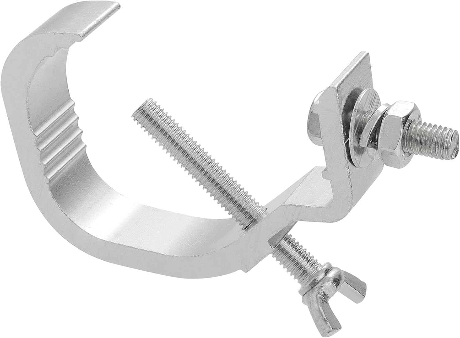 10 Pack Stage Light Clamp Hook, Aluminum Alloy Truss C-Clamp, Heavy Duty Stage Light Truss Clamp for DJ Lighting Par Lights Spot Lights, Fit for 1.18-2 Inch OD Tube/Pipe, Silver - Image 4