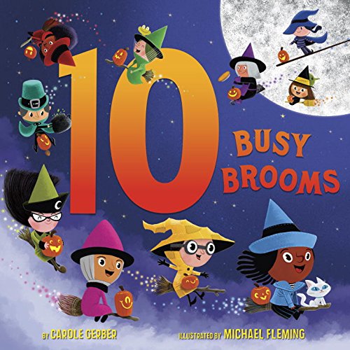 10 Busy Brooms 0553533428 Book Cover