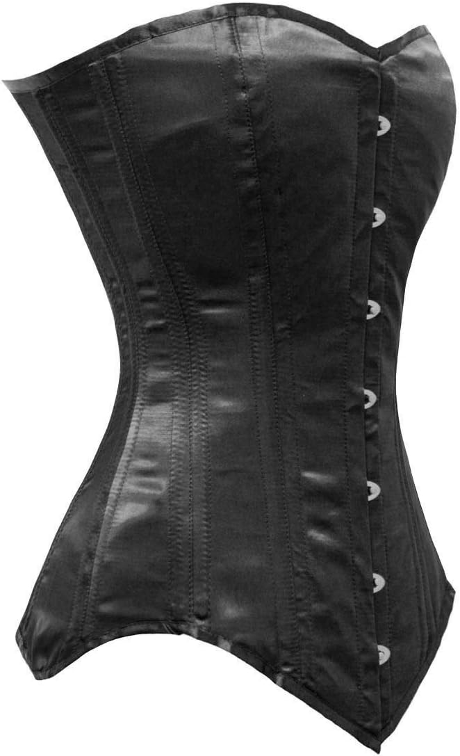 luvsecretlingerie Heavy Duty 26 Double Steel Boned Waist Training Satin Normal Torso Overbust Shaper Corset #8151-OT-SA - Image 2