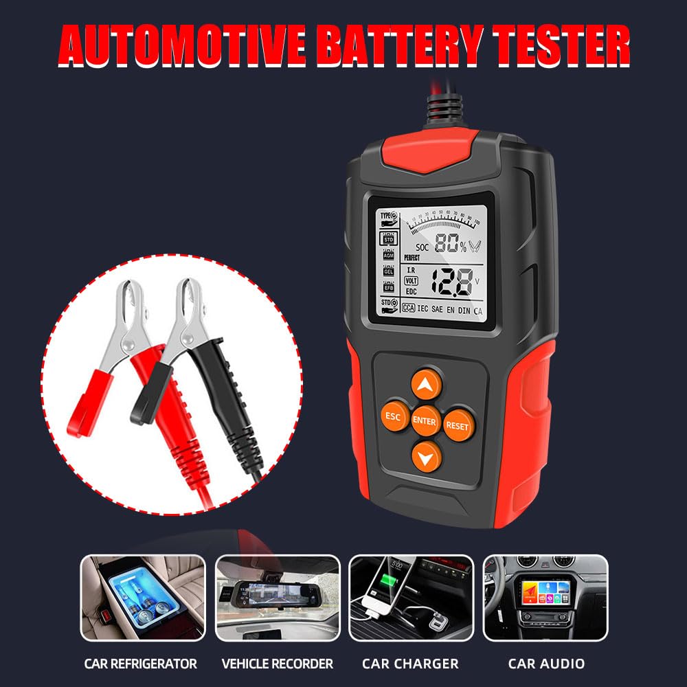 ANCEL BA101 Testeur de Batterie Auto Professionnel 12 V 100-2000 CCA ANCEL BA101 Testeur de Batterie Auto Professionnel 12 V 100-2000 CCA