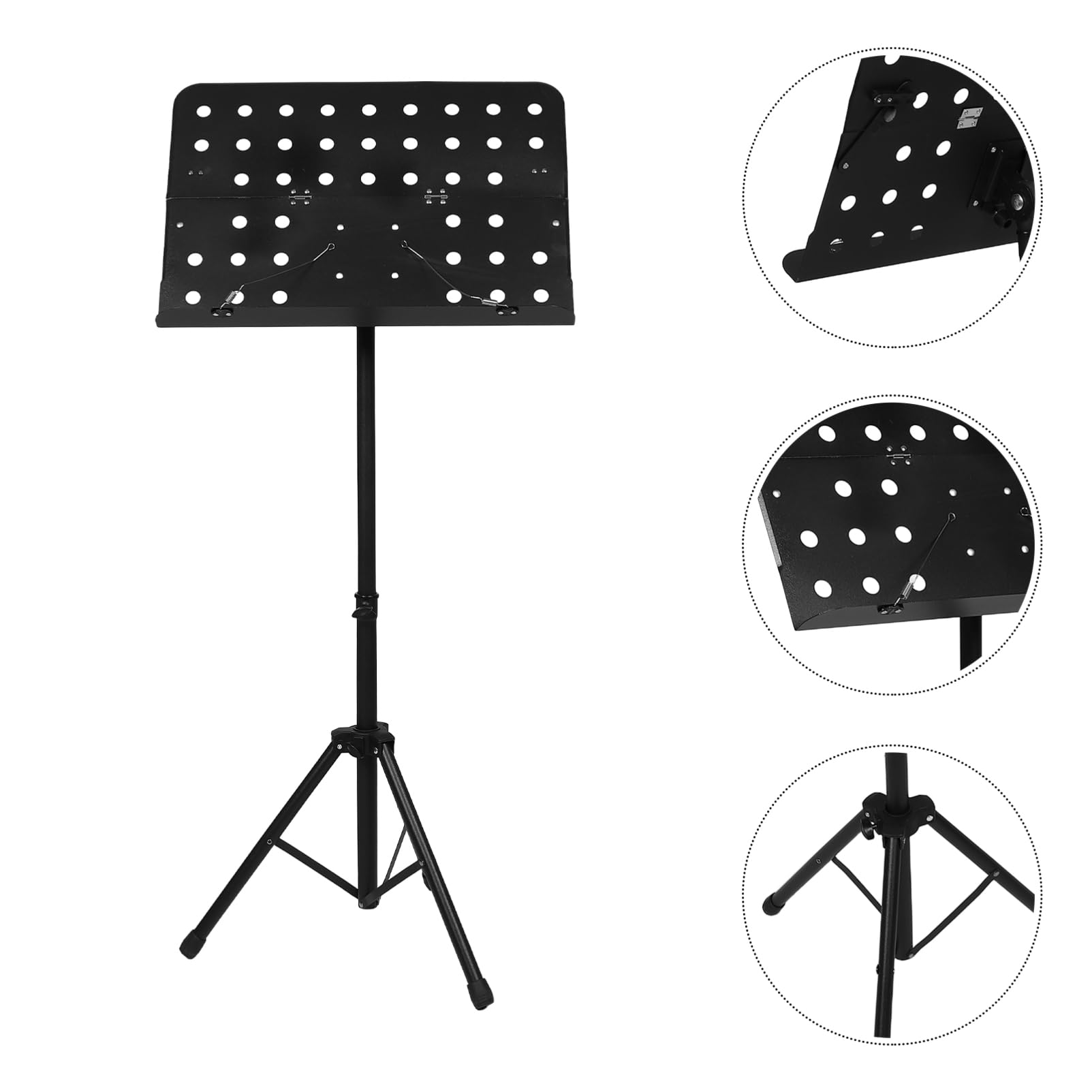 FRCOLOR Pieghevole Regolabile con Design Elegante per Musicisti e Strumenti per Concerti e Pratiche