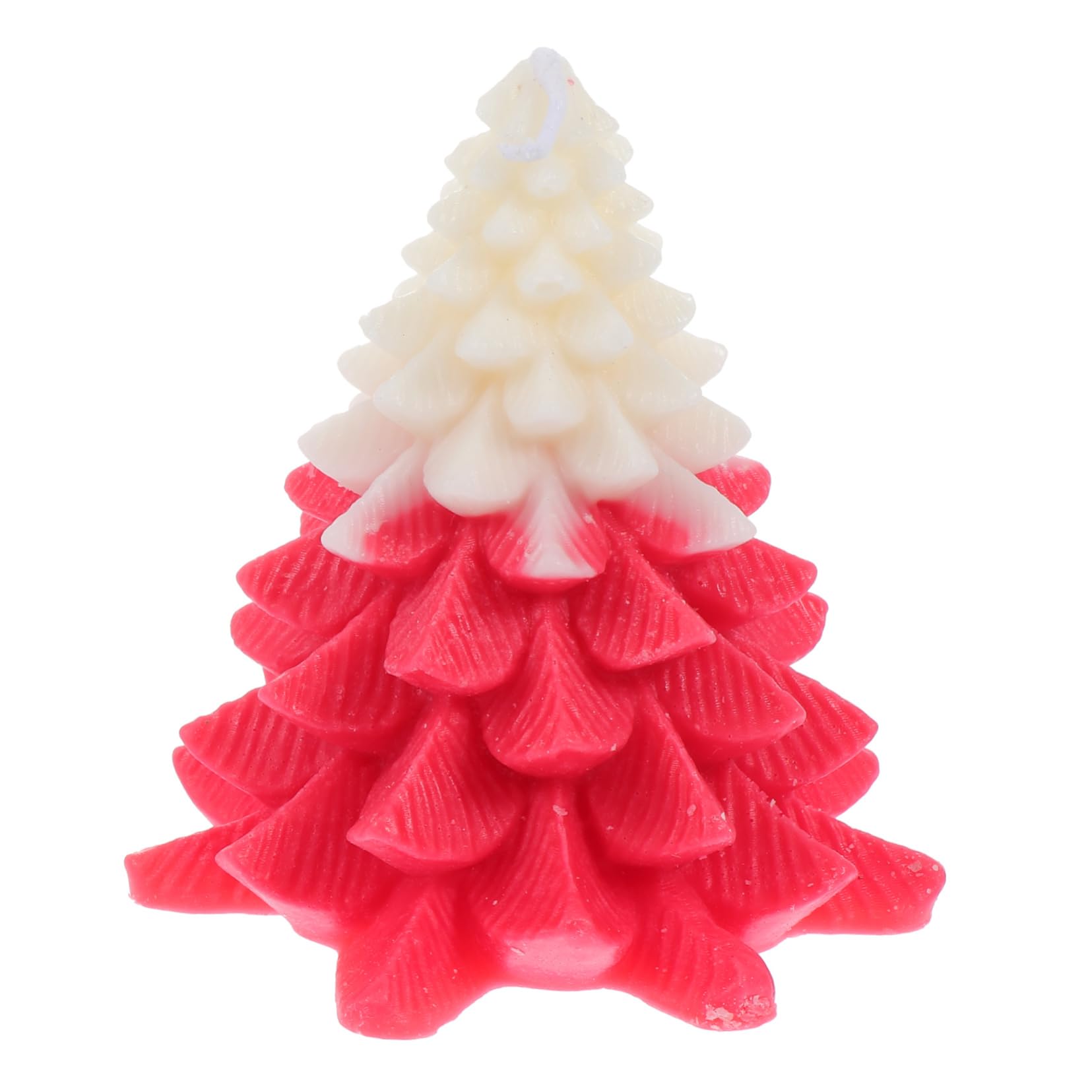 GOOHOCHY 1pc Christmas Tree Candle Decorative Scented Xmas Tree Shaped Candle Festive Home Decor for Christmas Parties High-Grade Wax Creates Romantic Atmosphere