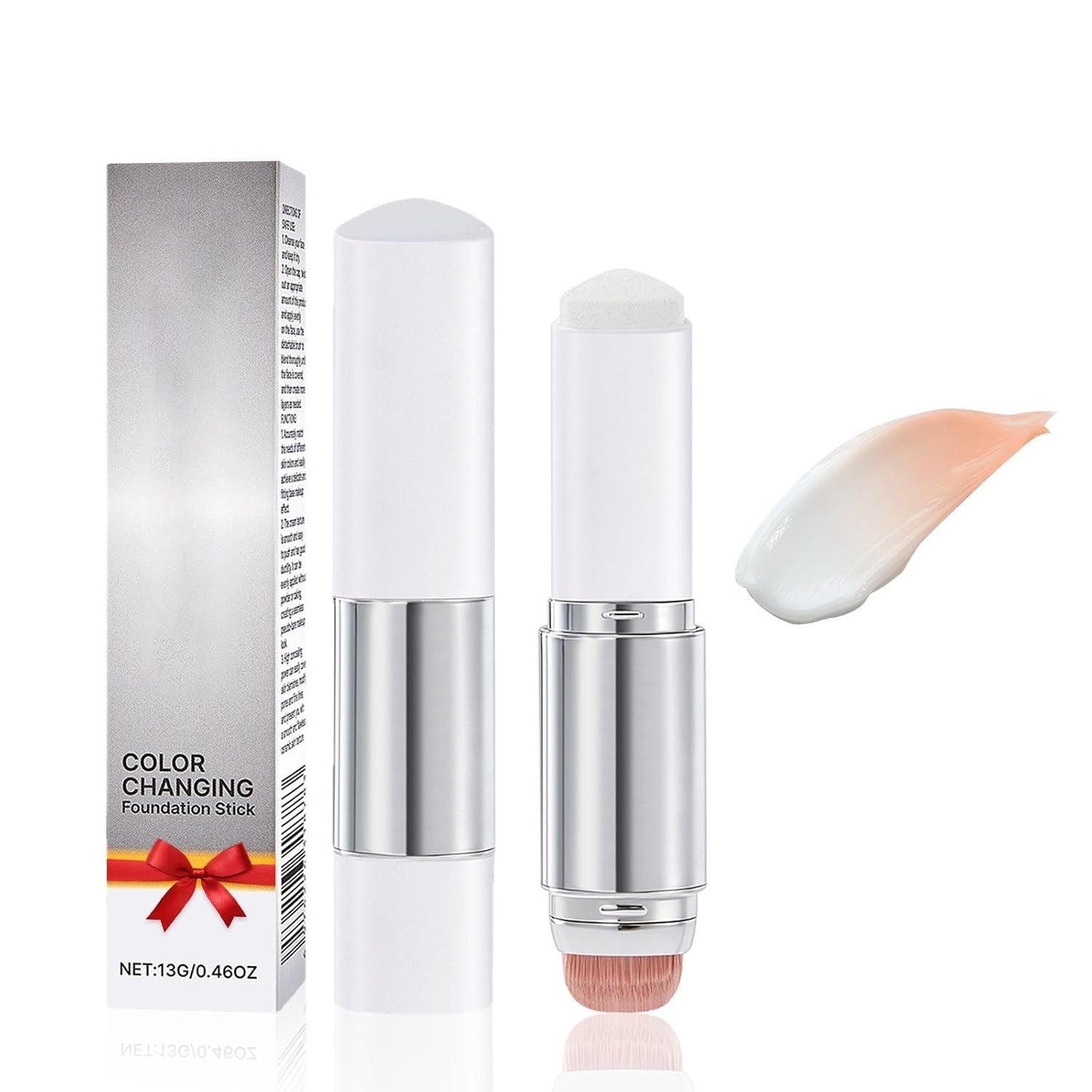 Color Changing Foundation Stick, White Foundation for Mature Skin, Medium