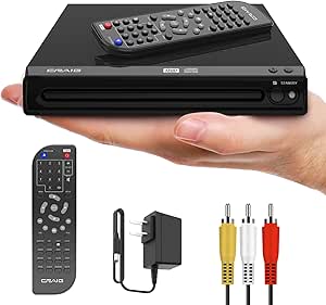 Craig Compact DVD/JPEG/CD-R/CD-RW/CD Player with Remote (CVD512a)