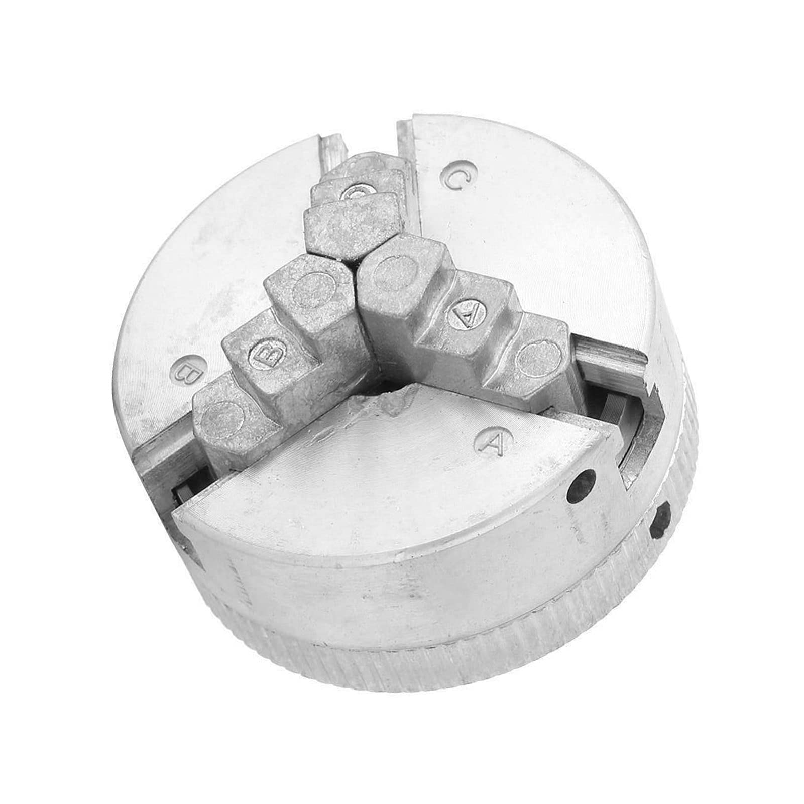 Mini uchwyt wiertarski Z011 aluminiowy uchwyt 3-szczękowy uchwyt mocujący do małej tokarki metalowej narzędzie do frezowania uchwyt drewniany tokarka Panel sterowania