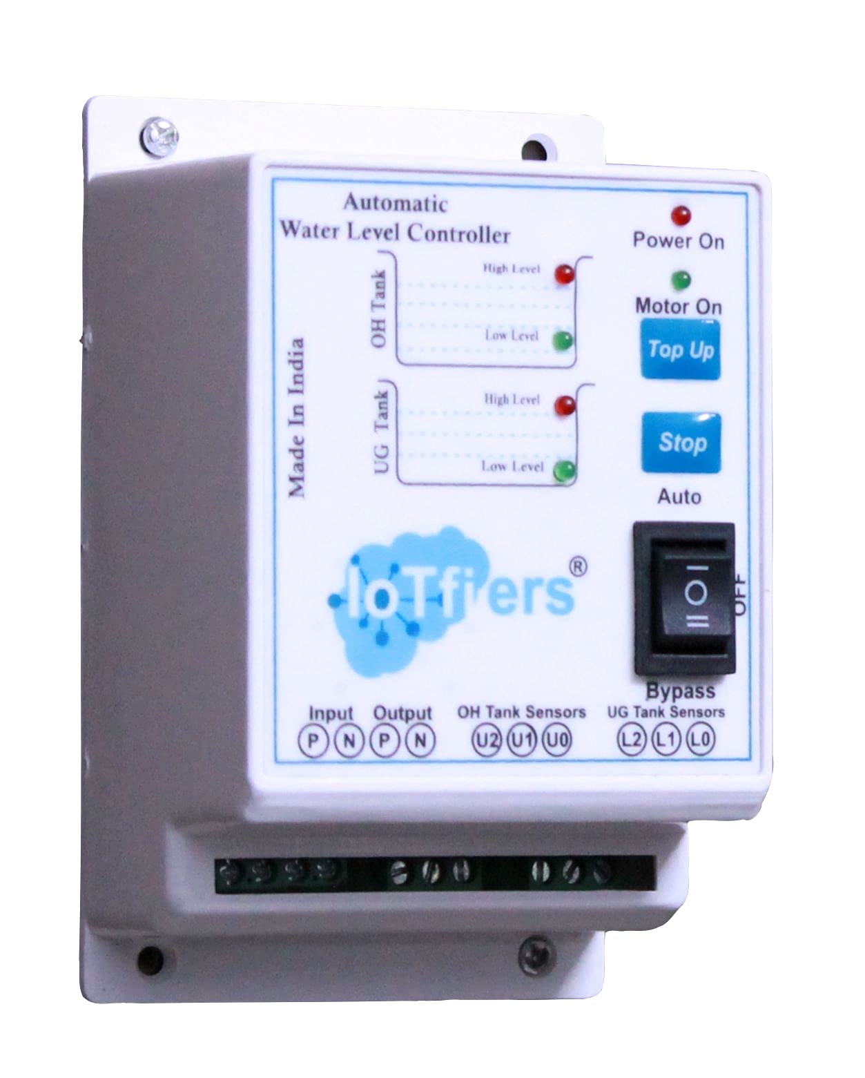 Buy IoTfiers Plastic ABS Fully Automatic Water Level Controller for