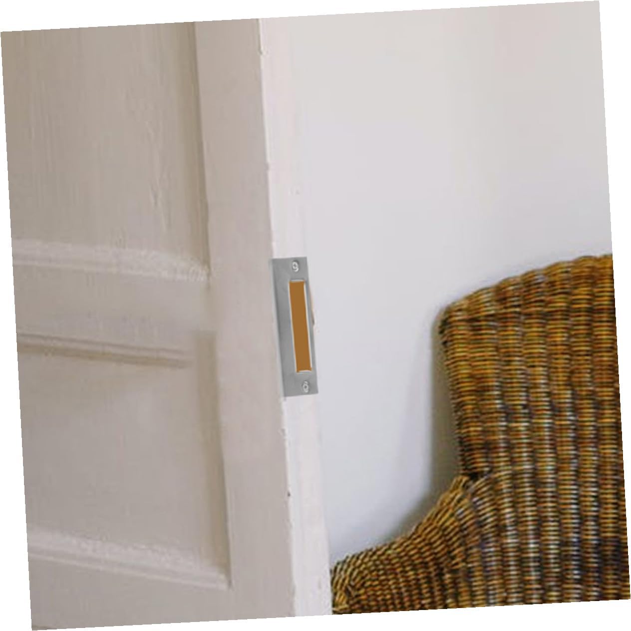 2pcs Door Reinforcement Kit Deadbolt Strike Plate Door Striker Plates Hole Filler