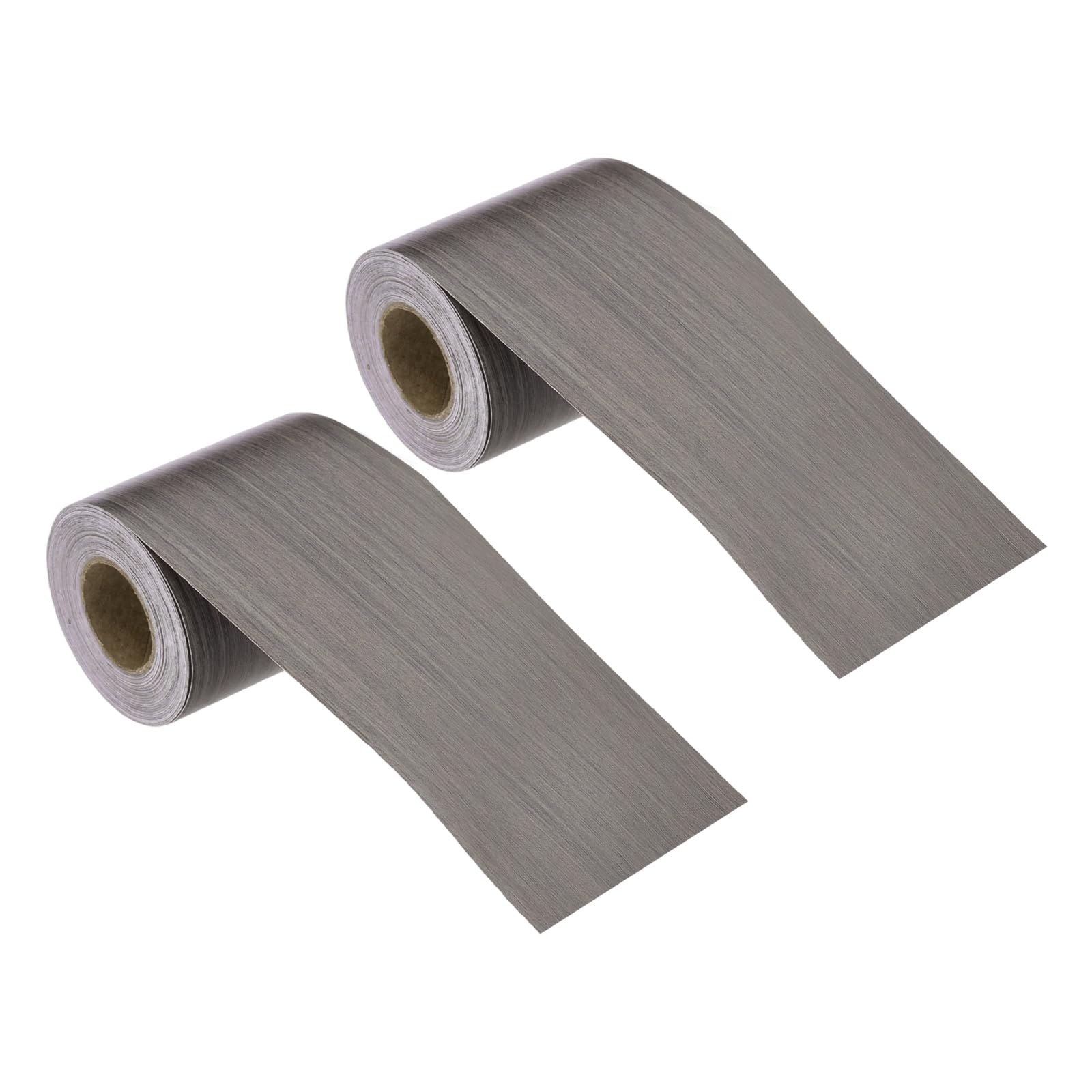 sourcing map Wood Grain Repair Tape, 2 Inch x 33 Feet Self Adhesive Wood Grain Tape Multi-Purpose Wallpaper Border Trim for Furniture Floors Windows Doors Tables Home, Dark Walnut, 2 Roll