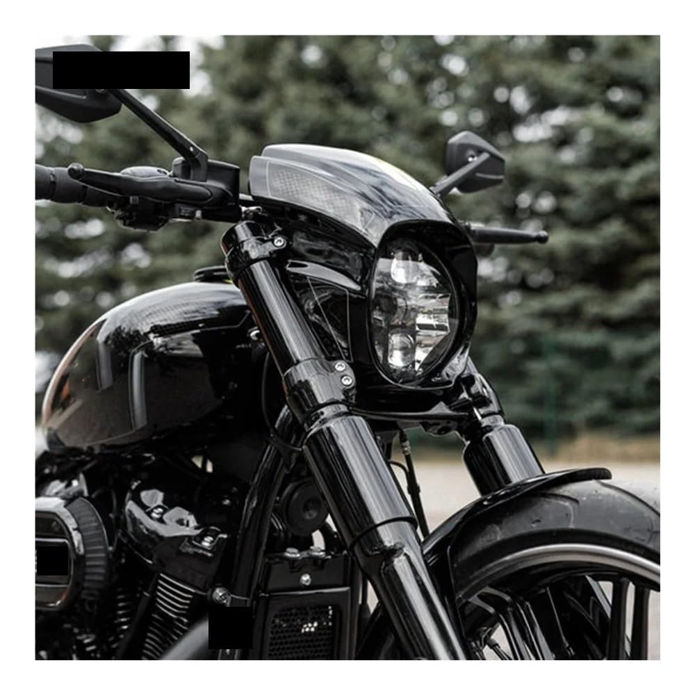 Déflecteur d'aileron Avant Moto pour FXBR pour FXBRS pour SOFTAIL pour M8 2018-2022 BREAKOUTHEADHEADLIGHT CARENAGE Cover Kits Tuning Panneau latéral de carrosserie