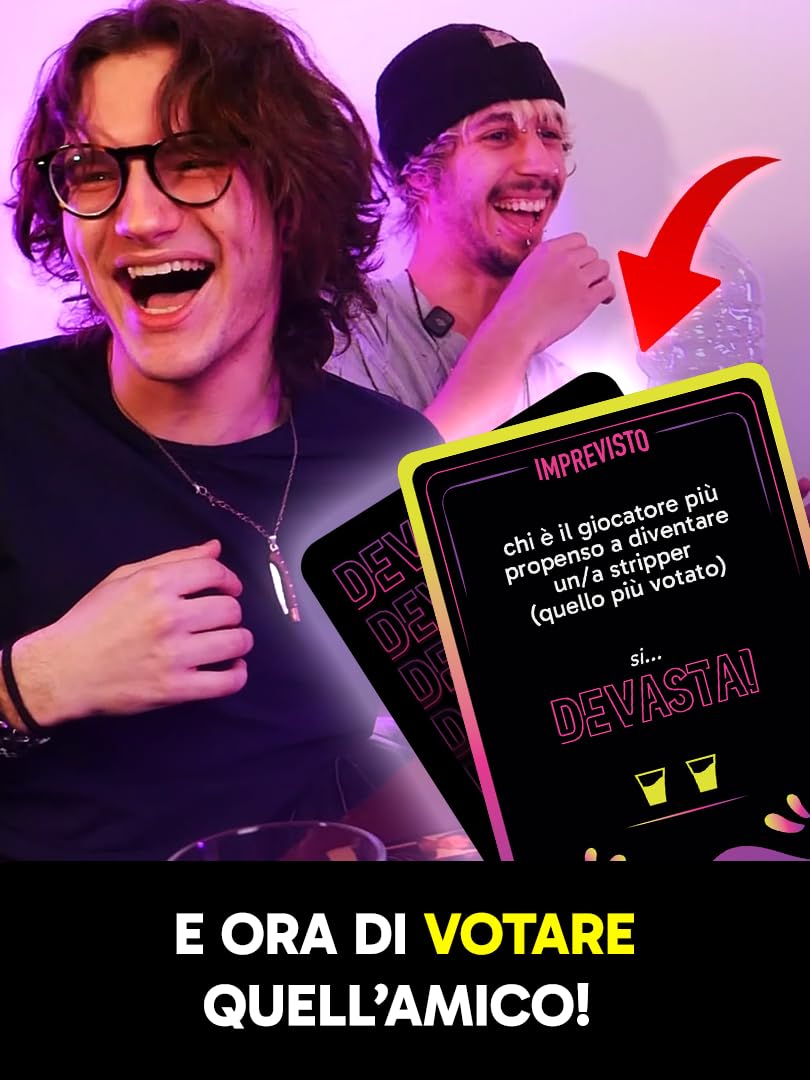 Hai Mai e Imprevisti (Versione 2025) | Gioco da tavolo alcolico per Gen Z (18+) | Carte per bere con sfide, gossip e meme | Perfetto per feste