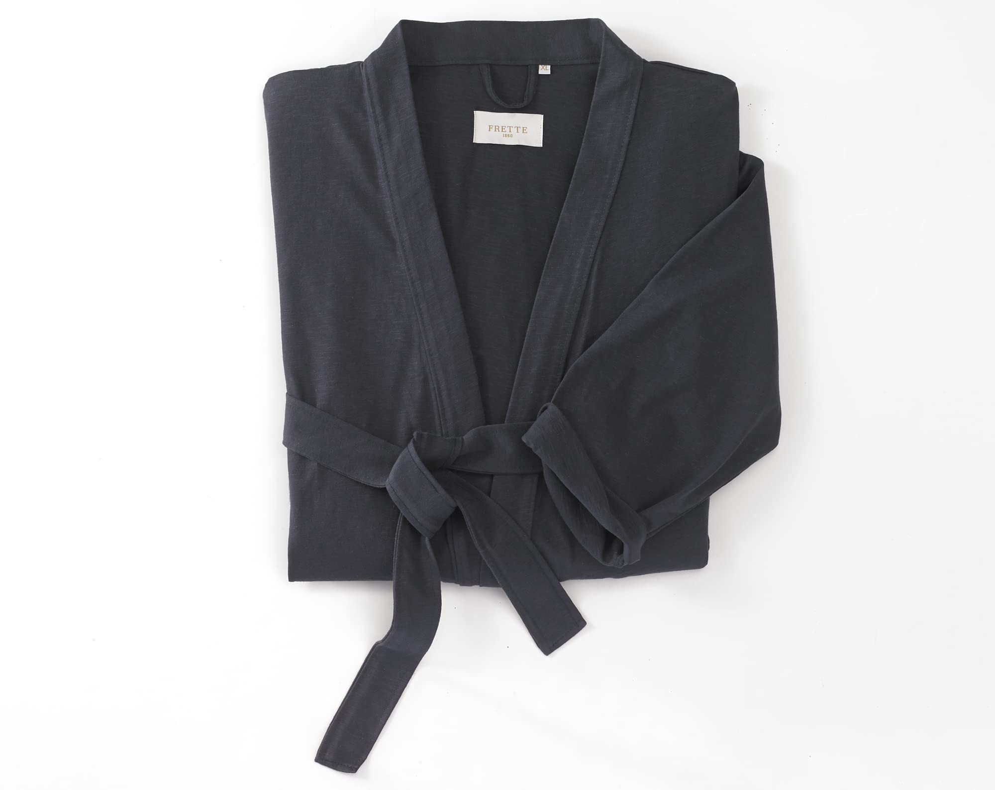 Kimpton Hotel M lange Kimono Robe - One Size Fits Most - Charcoal