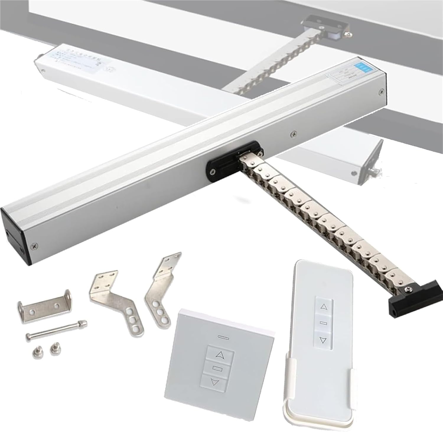 Electric Window Opener Actuator， Double Chain/Low Noise for Skylight Window Greenhouse/Roof Vent(600mm)
