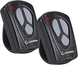 Kit 2 Controle Remoto Garen Tx New 433 Mhz Portão Eletrônico
