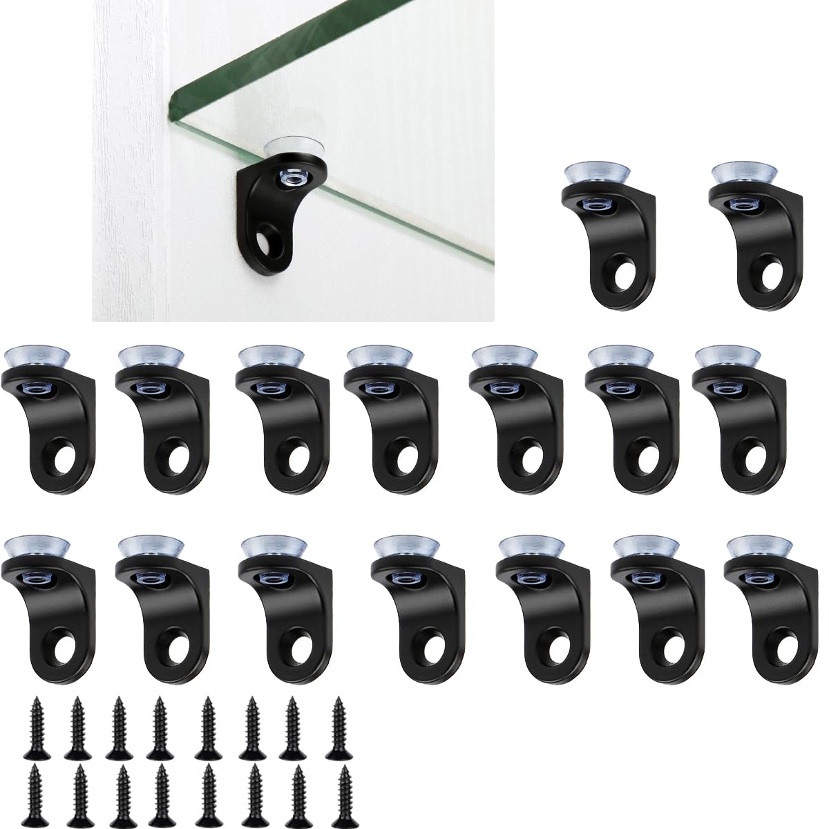 20Pcs Shelf Support Peg Shelf Pins Kit Bracket Black Shelf Holder Replacement Peg for Support Cabinet Shelf Kitchen Furniture Book Shelves Holder Locking Pins