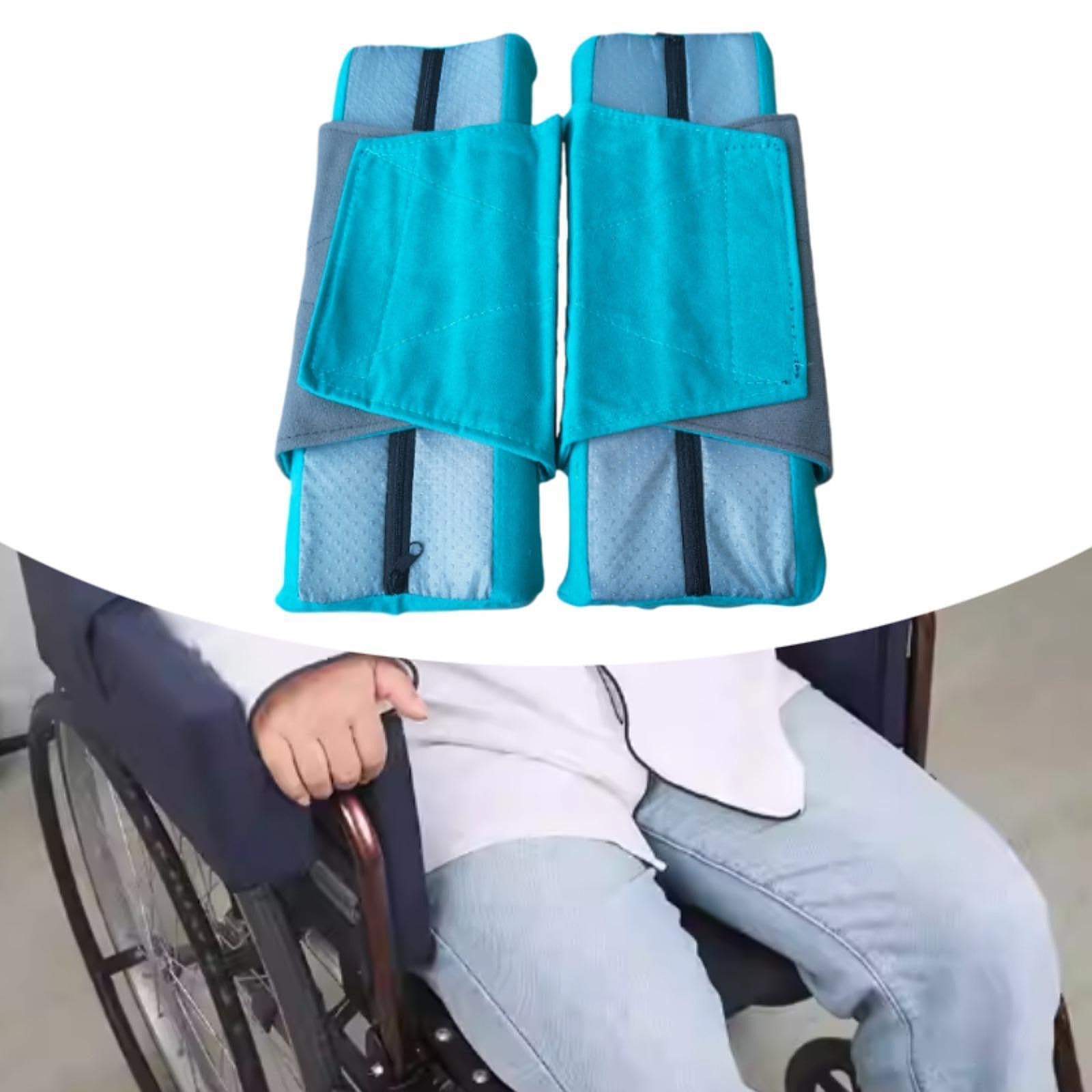 #N/a Almohadillas Suaves Y Fáciles de Limpiar para Reposabrazos de Sillas de Ruedas, Ideales para Mayores.