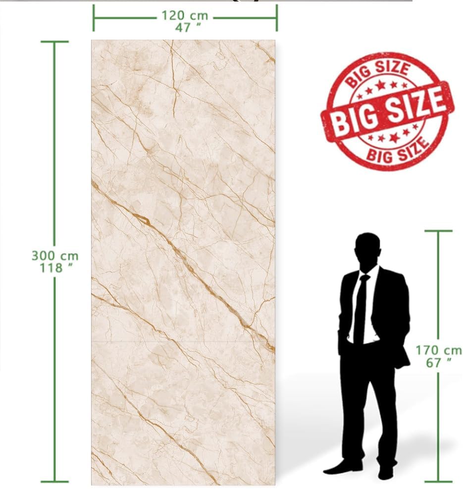 Peel and Stick Backsplash Lightweight Backsplash Marble Look Tile (not Real Marble) Ideal for Kitchen Bathrooms Living Rooms Bedrooms (1761)