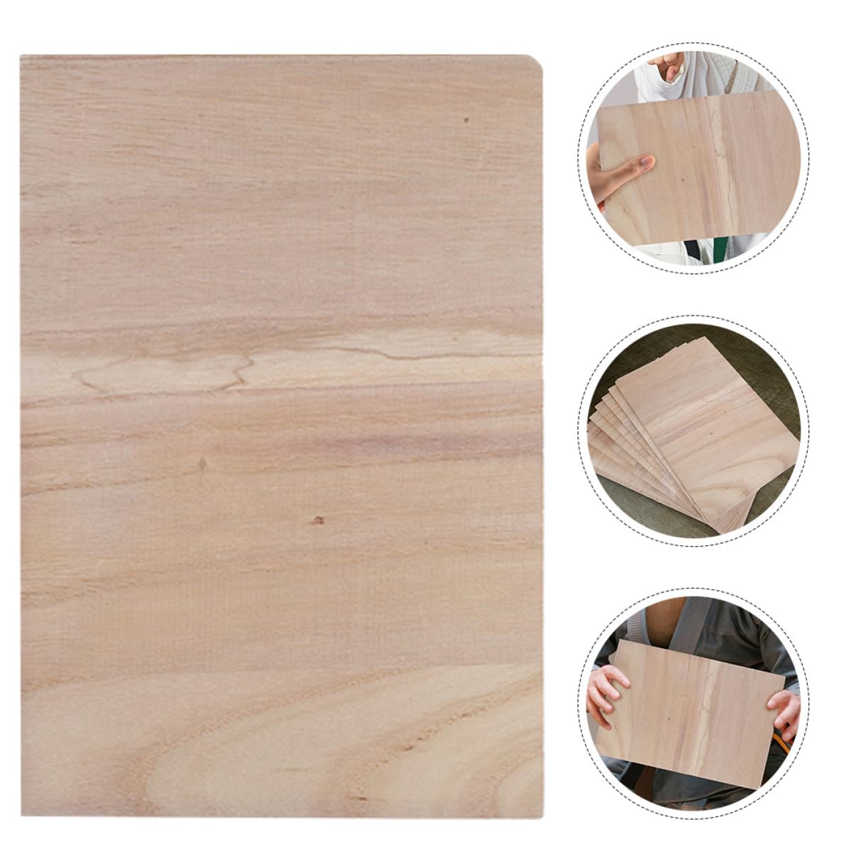 Cabilock Tablero de Karate Profesional para y Adultos, 10 Piezas de 0,9 CM, Uso en Exámenes y Entrenamientos