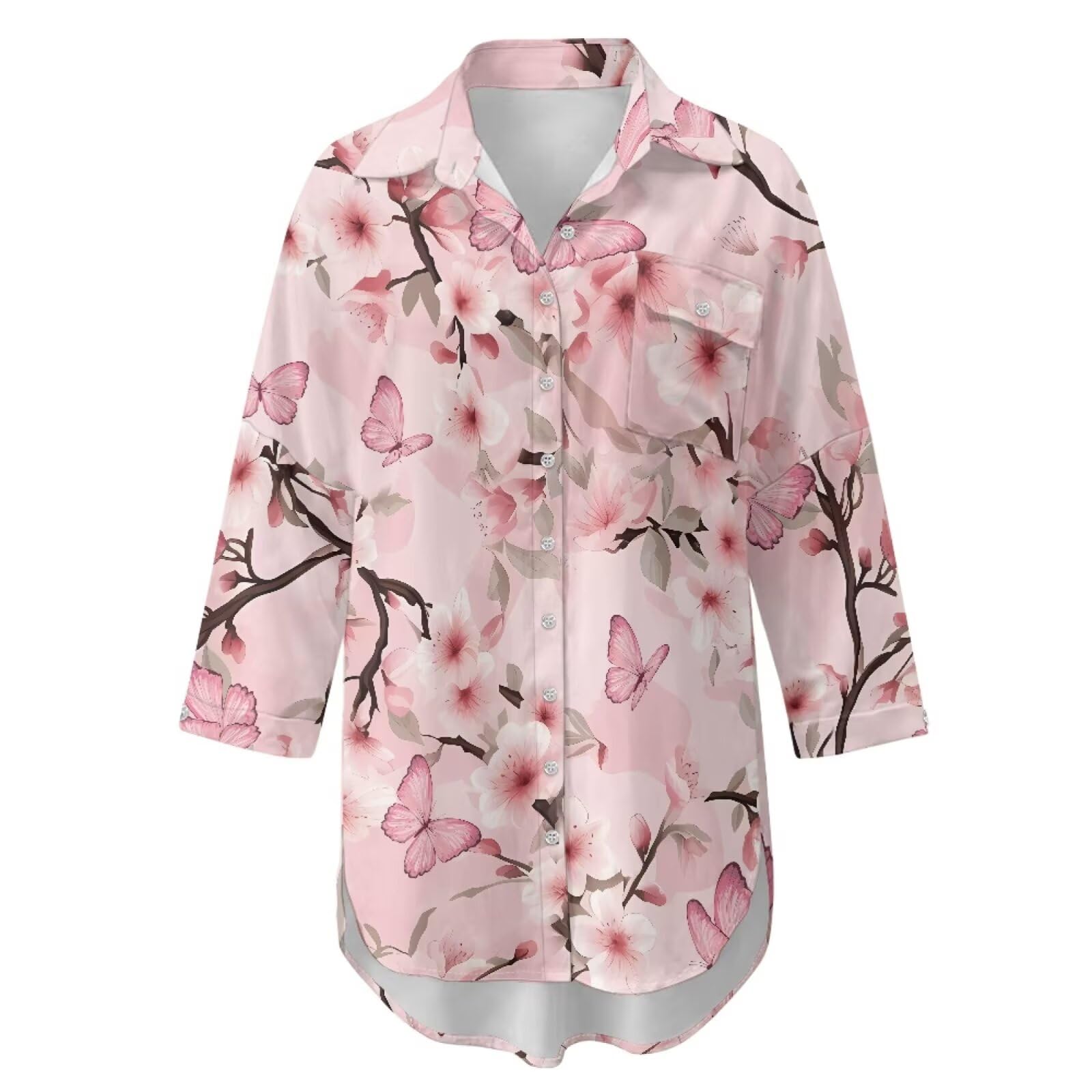 Camisa de playa para mujer, salida de baño de verano, ropa de playa para mujer, con botones, salida de baño, traje casual