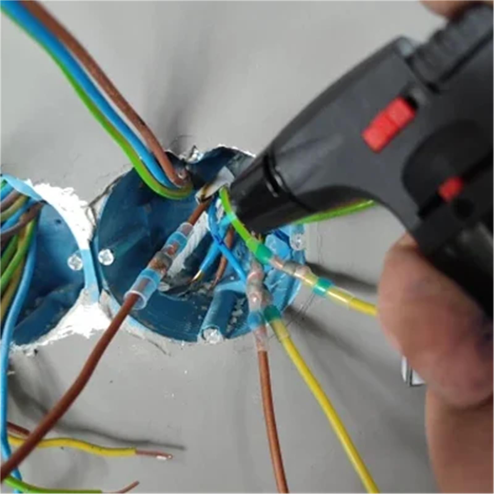 Conectores Termorretractiles Conectores de Cable con Sellado de Soldadura, terminales de Cable eléctrico a Prueba de Agua, Kit de Empalme eléctrico de Tubo termorretráctil(Green,800pcs)