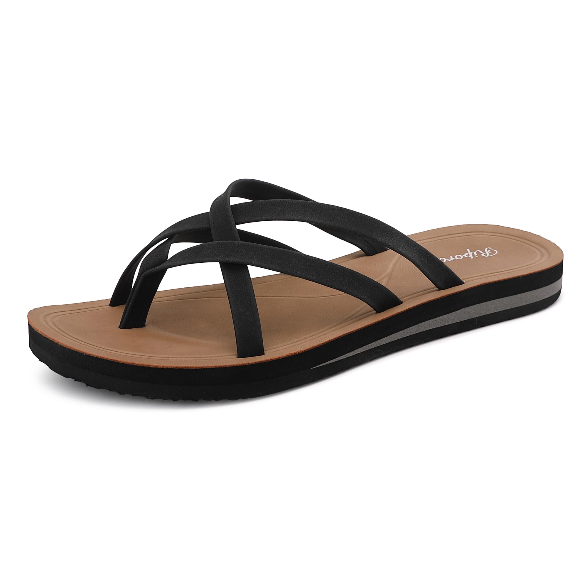 Ripord Damen Zehentrenner Flip Flops Sandalen Modischer Weicher Komfort Größe 36-41