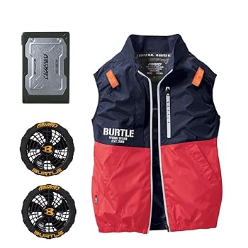 [バートル] エアークラフト ベスト 黒ファン 19Vバッテリーセット AC2014 AIRCRAFT